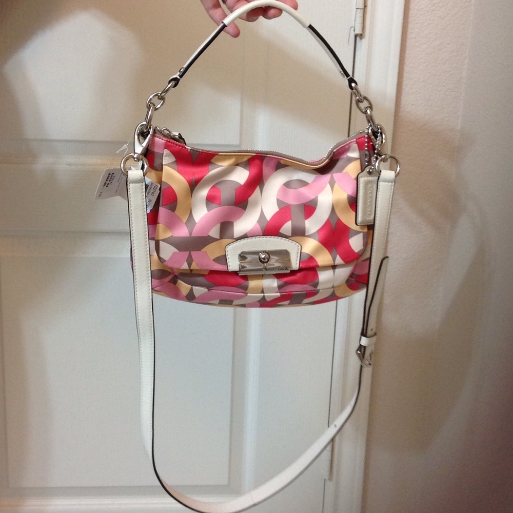 COPY - Colorful coach cross body bag.